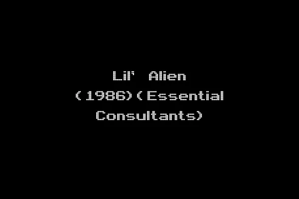 Lil' Alien (1986)(Essential Consultants)