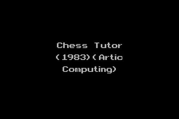 Chess Tutor (1983)(Artic Computing)