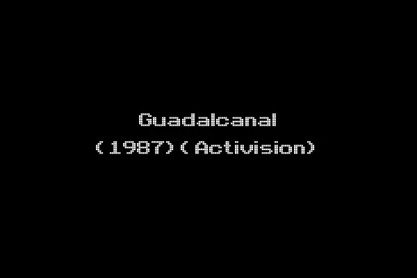 Guadalcanal (1987)(Activision)