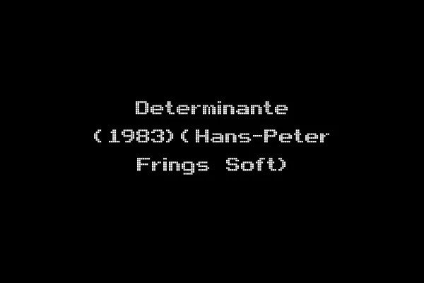 Determinante (1983)(Hans-Peter Frings Soft)