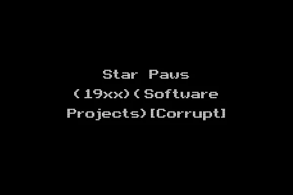Star Paws (19xx)(Software Projects)[Corrupt]
