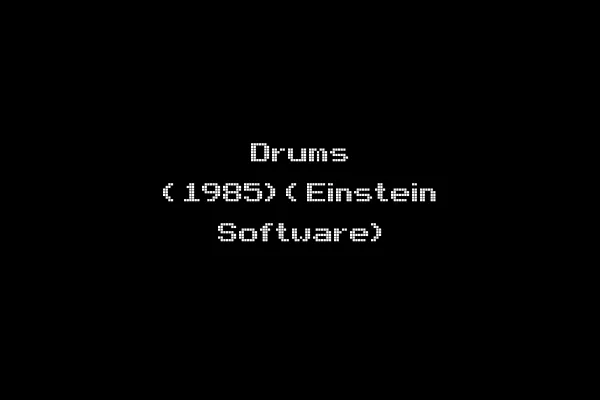 Drums (1985)(Einstein Software)