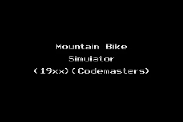 Mountain Bike Simulator (19xx)(Codemasters)