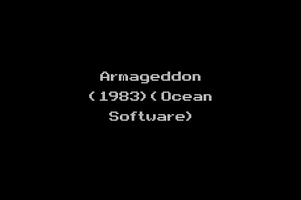 Armageddon (1983)(Ocean Software)