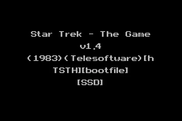 Star Trek - The Game v1.4 (1983)(Telesoftware)[h TSTH][bootfile] [SSD]