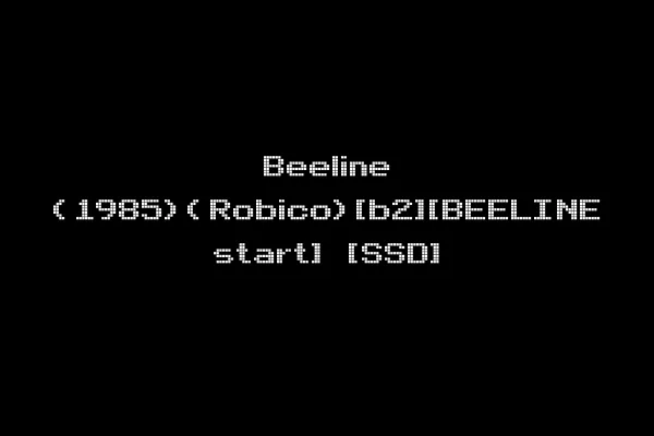 Beeline (1985)(Robico)[b2][BEELINE start] [SSD]