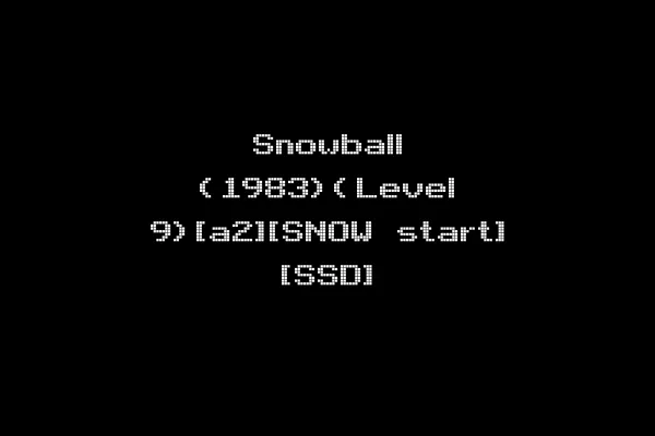 Snowball (1983)(Level 9)[a2][SNOW start] [SSD]