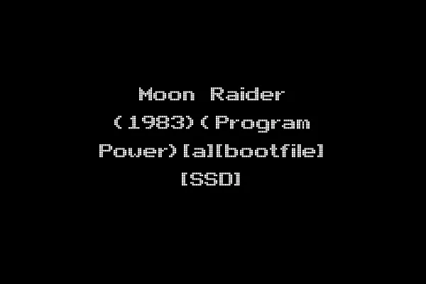 Moon Raider (1983)(Program Power)[a][bootfile] [SSD]
