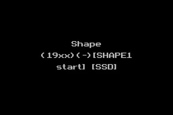 Shape (19xx)(-)[SHAPE1 start] [SSD]