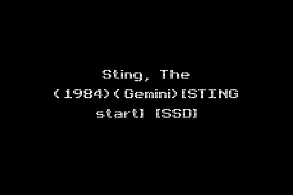 Sting, The (1984)(Gemini)[STING start] [SSD]