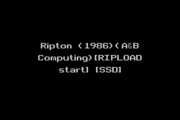 Ripton (1986)(A&B Computing)[RIPLOAD start] [SSD]