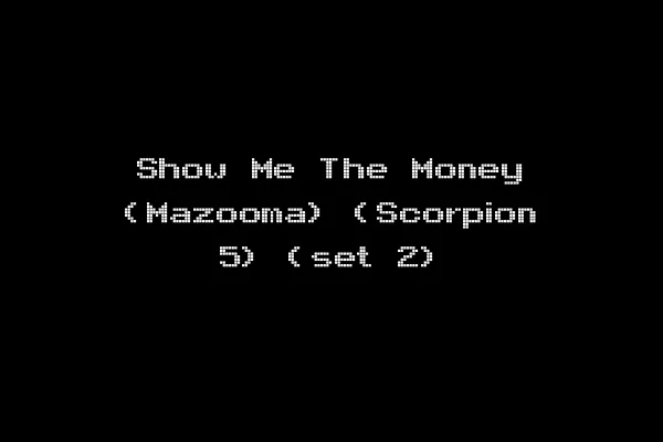 Show Me The Money (Mazooma) (Scorpion 5) (set 2)