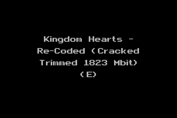 Kingdom Hearts - Re-Coded (Cracked Trimmed 1823 Mbit) (E)