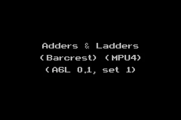 Adders & Ladders (Barcrest) (MPU4) (A6L 0.1, set 1)