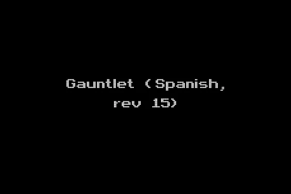 Gauntlet (Spanish, rev 15)