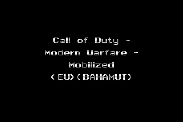 Call of Duty - Modern Warfare - Mobilized (EU)(BAHAMUT)