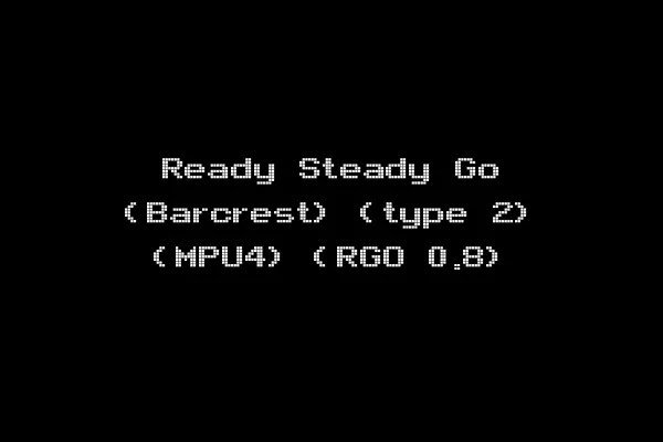 Ready Steady Go (Barcrest) (type 2) (MPU4) (RGO 0.8)