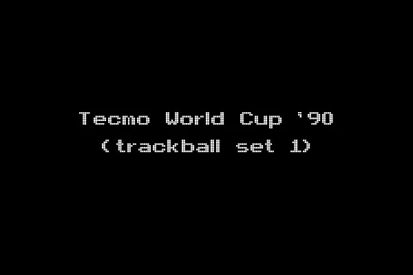 Tecmo World Cup '90 (trackball set 1)