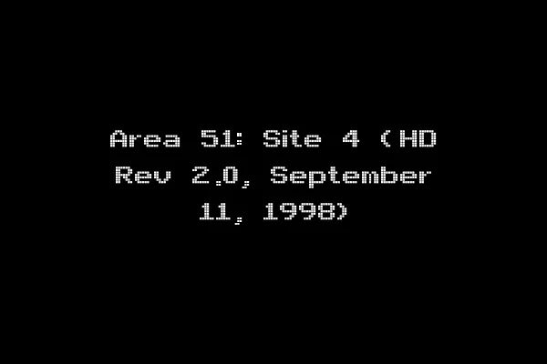 Area 51: Site 4 (HD Rev 2.0, September 11, 1998)