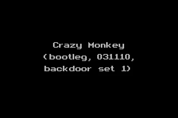 Crazy Monkey (bootleg, 031110, backdoor set 1)