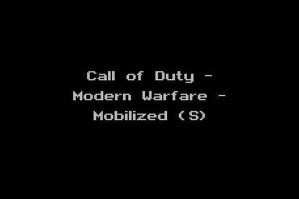 Call of Duty - Modern Warfare - Mobilized (S)