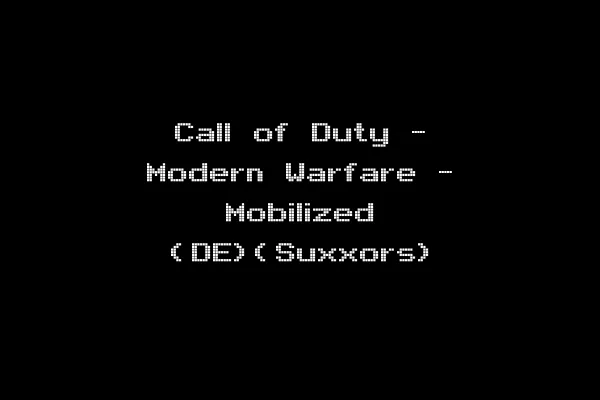 Call of Duty - Modern Warfare - Mobilized (DE)(Suxxors)