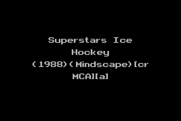 Superstars Ice Hockey (1988)(Mindscape)[cr MCA][a]