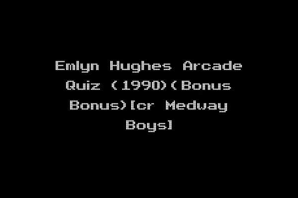 Emlyn Hughes Arcade Quiz (1990)(Bonus Bonus)[cr Medway Boys]