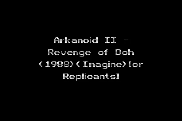 Arkanoid II - Revenge of Doh (1988)(Imagine)[cr Replicants]