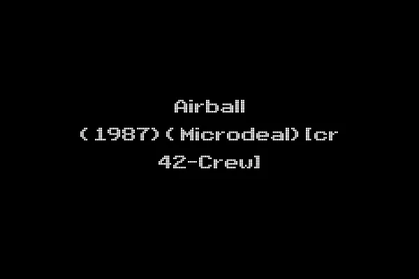Airball (1987)(Microdeal)[cr 42-Crew]