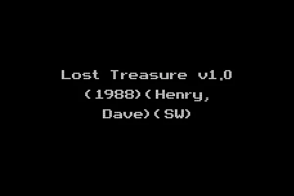 Lost Treasure v1.0 (1988)(Henry, Dave)(SW)