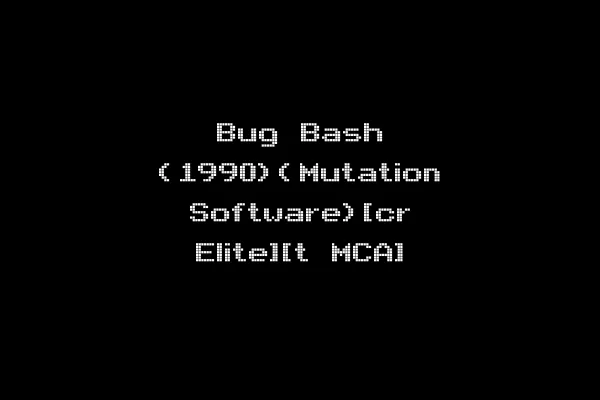 Bug Bash (1990)(Mutation Software)[cr Elite][t MCA]