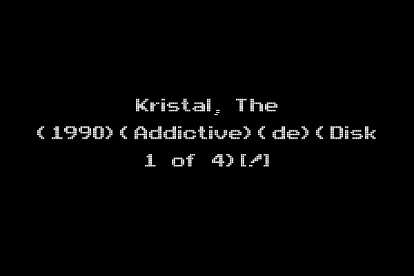 Kristal, The (1990)(Addictive)(de)(Disk 1 of 4)[!]