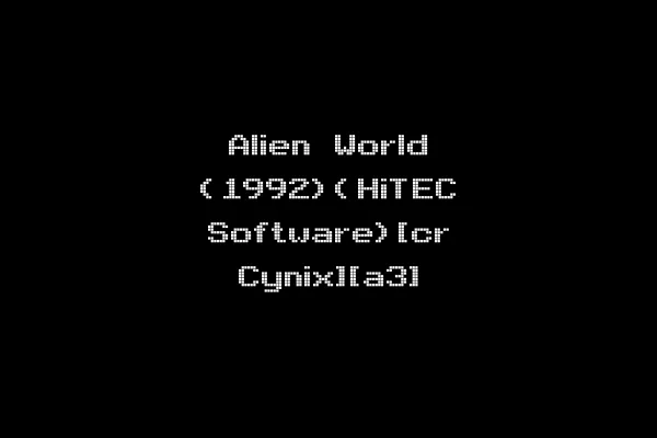 Alien World (1992)(HiTEC Software)[cr Cynix][a3]