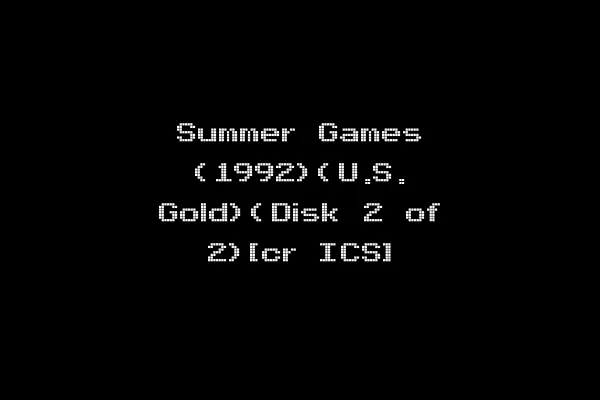 Summer Games (1992)(U.S. Gold)(Disk 2 of 2)[cr ICS]