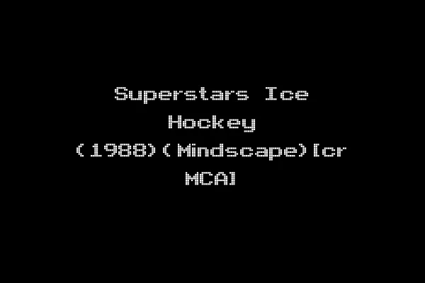 Superstars Ice Hockey (1988)(Mindscape)[cr MCA]