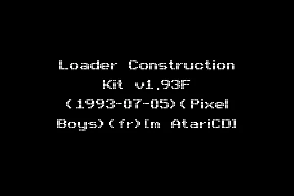 Loader Construction Kit v1.93F (1993-07-05)(Pixel Boys)(fr)[m AtariCD]