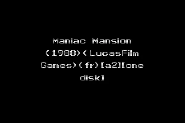 Maniac Mansion (1988)(LucasFilm Games)(fr)[a2][one disk]