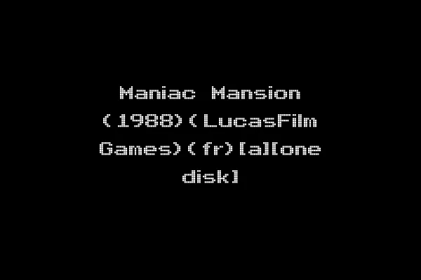 Maniac Mansion (1988)(LucasFilm Games)(fr)[a][one disk]