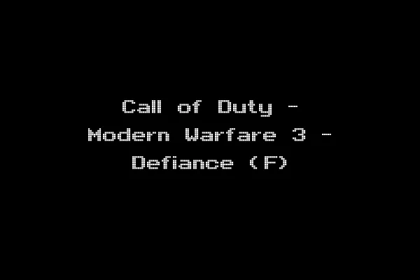 Call of Duty - Modern Warfare 3 - Defiance (F)