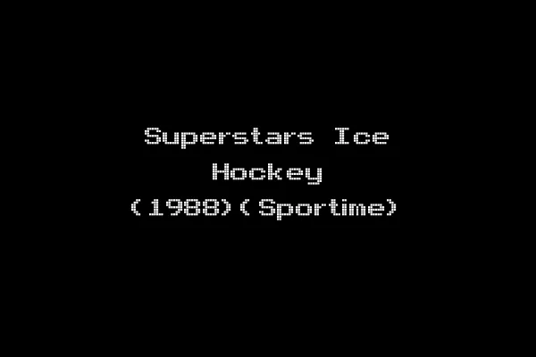 Superstars Ice Hockey (1988)(Sportime)