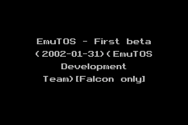 EmuTOS - First beta (2002-01-31)(EmuTOS Development Team)[Falcon only]