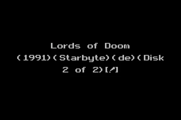 Lords of Doom (1991)(Starbyte)(de)(Disk 2 of 2)[!]