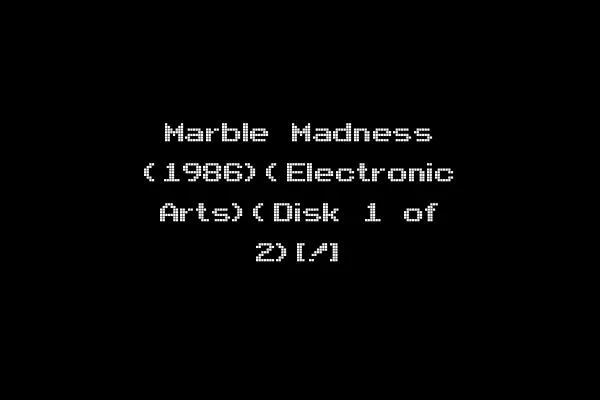 Marble Madness (1986)(Electronic Arts)(Disk 1 of 2)[!]