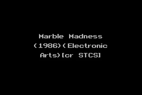 Marble Madness (1986)(Electronic Arts)[cr STCS]