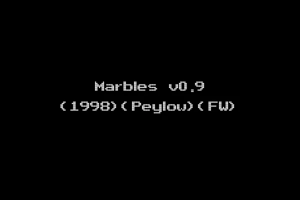 Marbles v0.9 (1998)(Peylow)(FW)