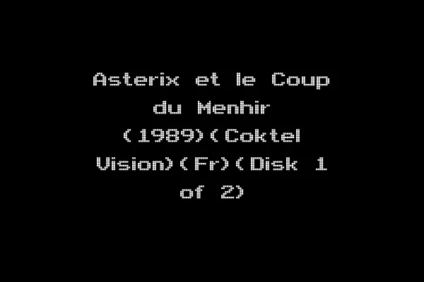 Asterix et le Coup du Menhir (1989)(Coktel Vision)(Fr)(Disk 1 of 2)