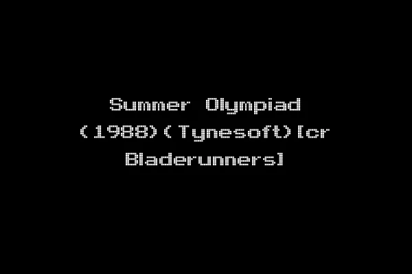 Summer Olympiad (1988)(Tynesoft)[cr Bladerunners]