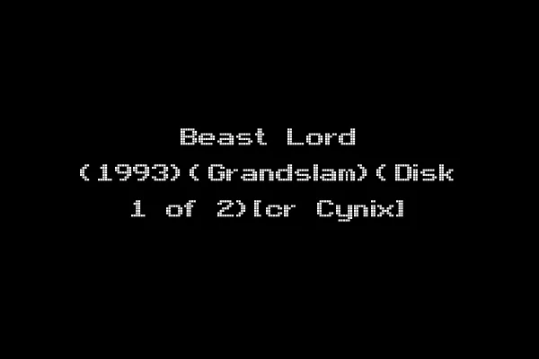 Beast Lord (1993)(Grandslam)(Disk 1 of 2)[cr Cynix]