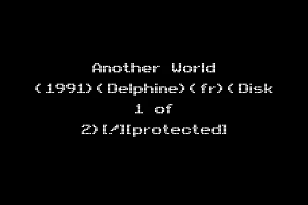 Another World (1991)(Delphine)(fr)(Disk 1 of 2)[!][protected]